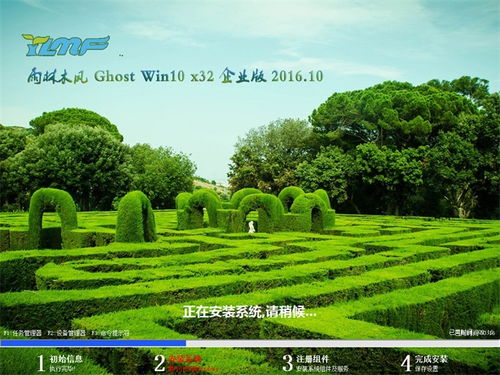 雨林木風Ghost Win10 32位精選企業版2016.10 永久激活 win10專業版下載